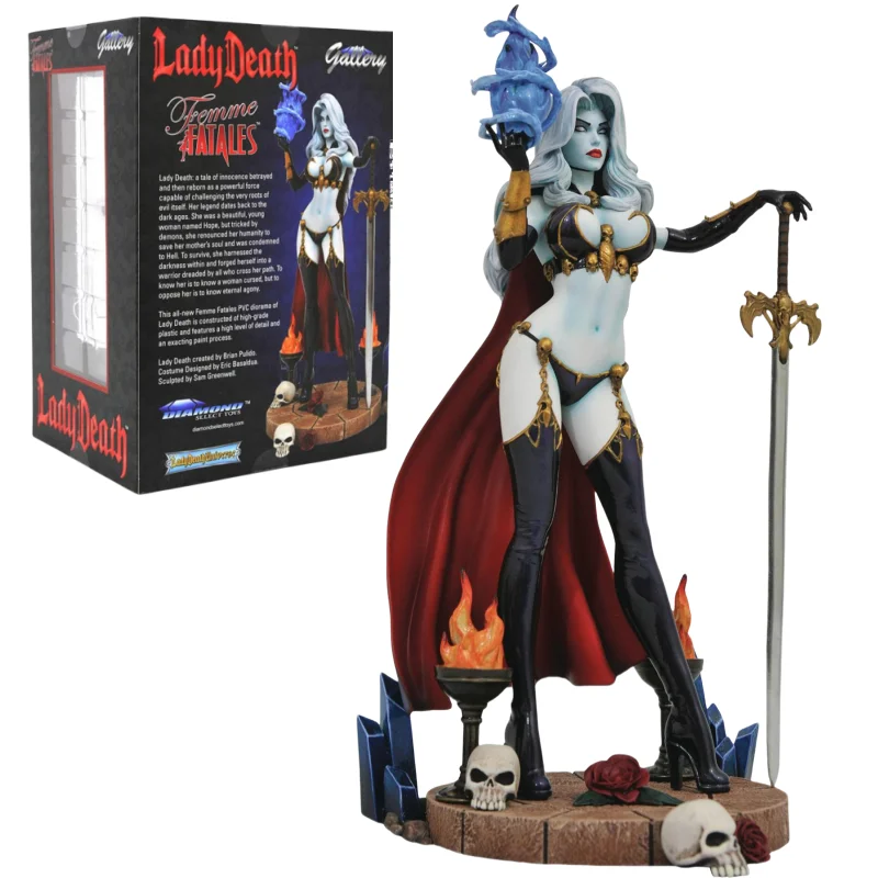 Diamantové výbery hračiek v sklade femme fatale séria Lady Death Scene figure figure feak figúrka vojaka Akčná figúrka