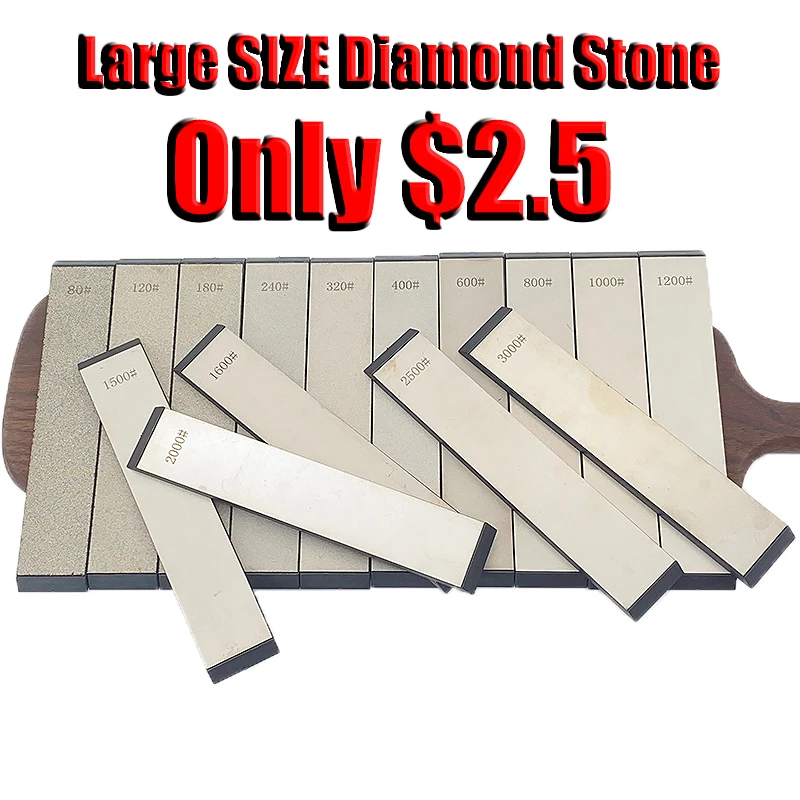 Diamantové zaostrenie kamenného noža naostrenie Kuchyňa brúsenie čepeľ kamenný nástroj veľkosť 160 mm*30 mm zaostrte čepeľ Whetstone Grinding Big