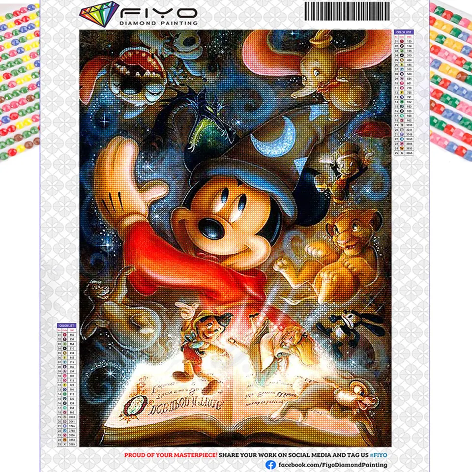 Diamond Painting Disney Nová zbierka 2025 Plná diamantová mozaika 5D DIY krížové stehy súprav