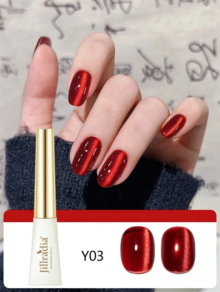 Diamond Red Cat Eye Gel Poľsky