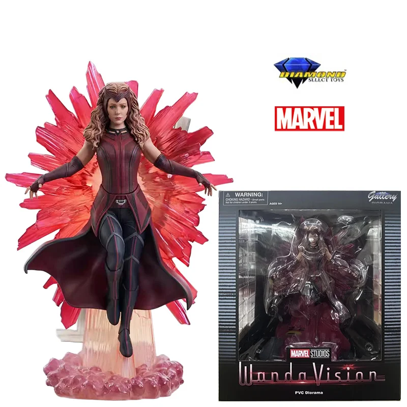 Diamond Select Toys DST Marvel Select Wanda Vision Scarlet Witch 10 palcov PVC Diorama Original Action figure Model Toy Gift