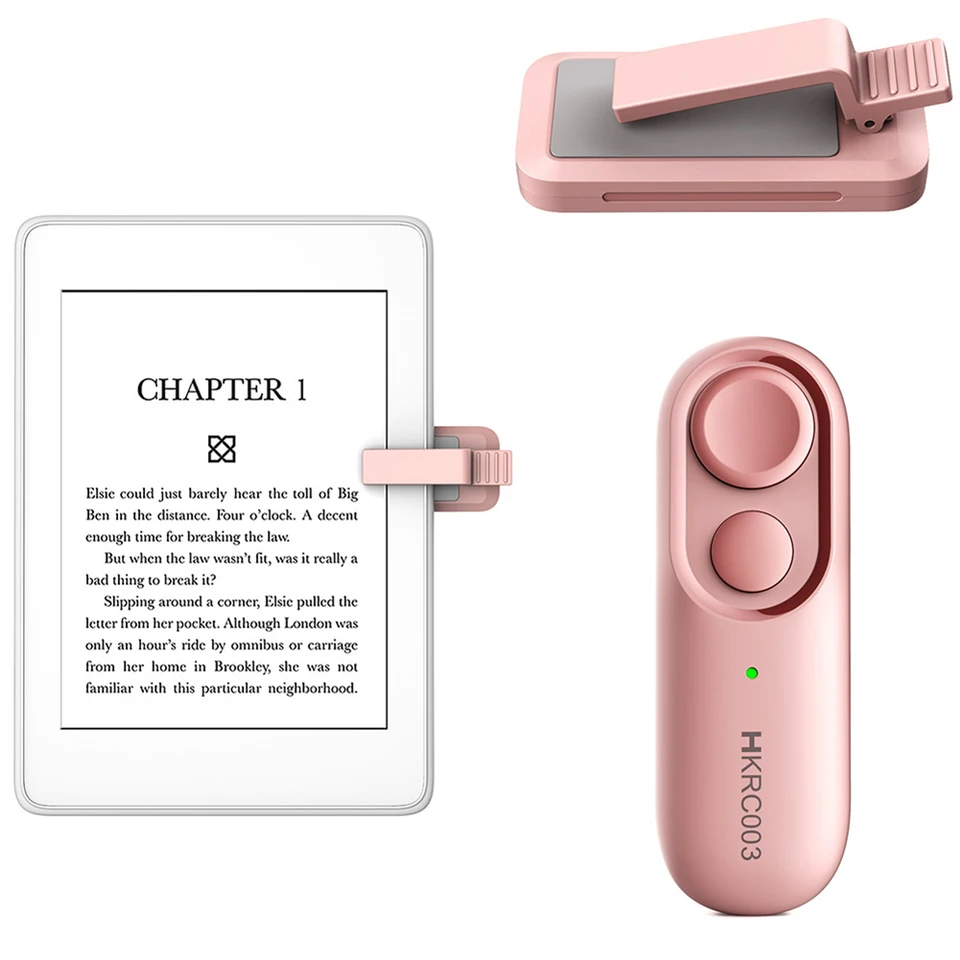 Diaľková stránka Turner Clicker pre Kindle Paperwhite Oasis Kobo Ereaders Telefónny fotoaparát Video nahrávka diaľkový spúšťací kliknutie pre Tiktok