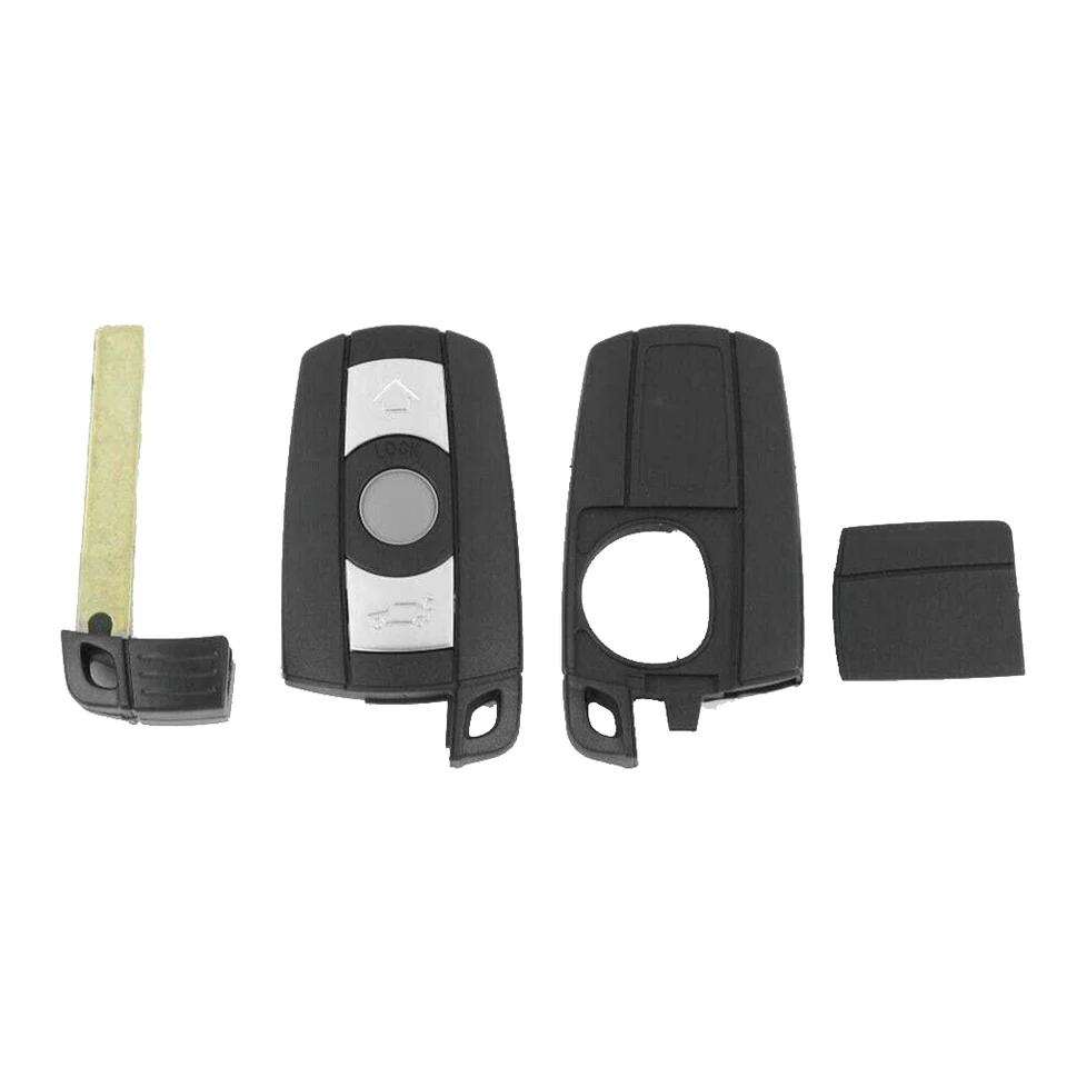 Diaľkové kľúče puzdro Smart Key shell Blade FOB Key pre roky 2006-2011 BMW 1 3 5 6 Series E90 E91 E92 E60