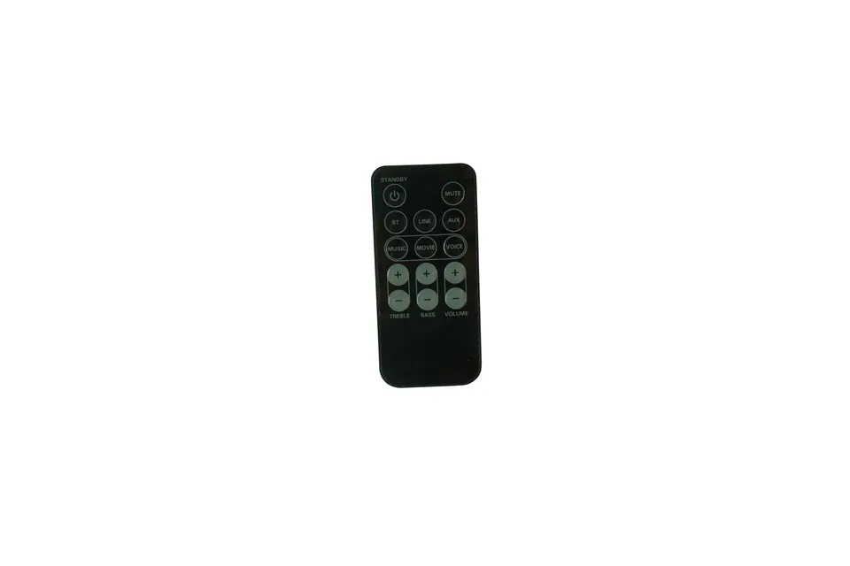 Diaľkové ovládanie pre Goodmans GDSB02BT20 GDSBO4BT50 GDSB04BT50 & Sonarto & Bush Bluetooth Soundbar Soundbar Systém domáceho divadla