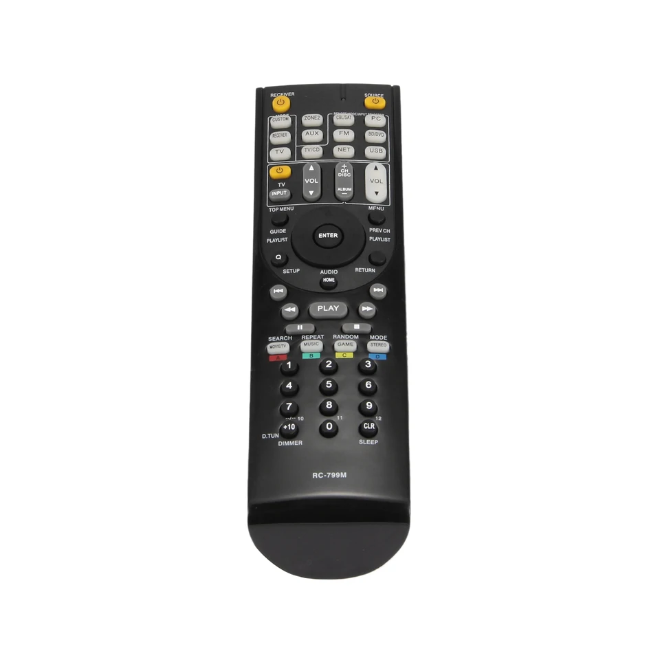 Diaľkové ovládanie pre Onkyo RC-799M HT-R391 HT-R558 HT-R590 HT-R591 HT-S5500 RC-834M RC-737M RC-812M RC-801M RC-803M