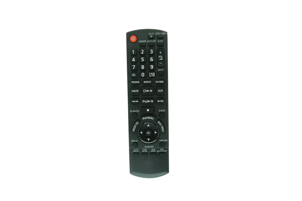 Diaľkové ovládanie pre Panasonic N2QAABB000396 N2QAABB000394 SC-HC3DB SC-HC20DB SC-HC10 SA-PM42 Kompaktný stereofónny multimediálny zvukový systém