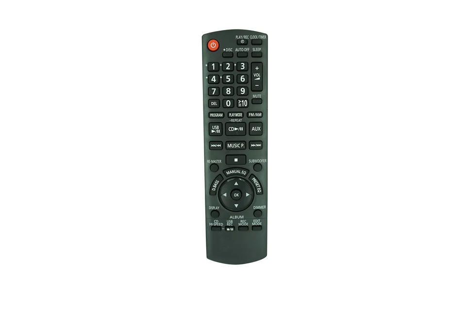 Diaľkové ovládanie pre Panasonic N2QAABB000425 N2QAABB000426 SA-AK780 SC-AK580 SC-AK780 SC-AK980 N2QAYA000008 CD Stereo Audio Audio