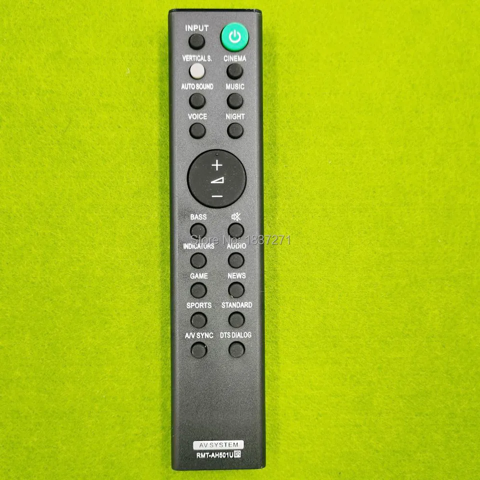 Diaľkové ovládanie RMT-H501U pre Sony HT-X8500 HTX8500 Soundbar System