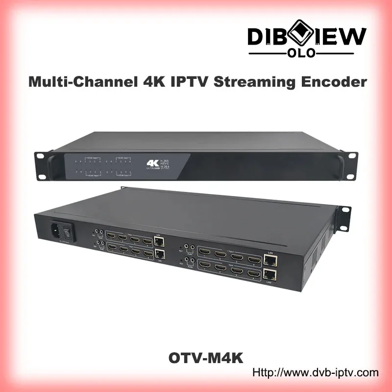 DIBView OTV-M4K 4K HDMI-kompatibilný pre IP VIDEO H264 H265 IPTV Streaming Encoder