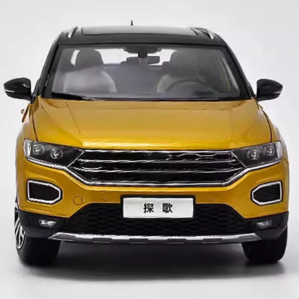 Die-Cast 1:18 Scale FAW T-ROC 2018 Model Family Sedan Sedan Off-Road Simulation Zliatina zliatiny Model Collection Ozdoby Fan Darček