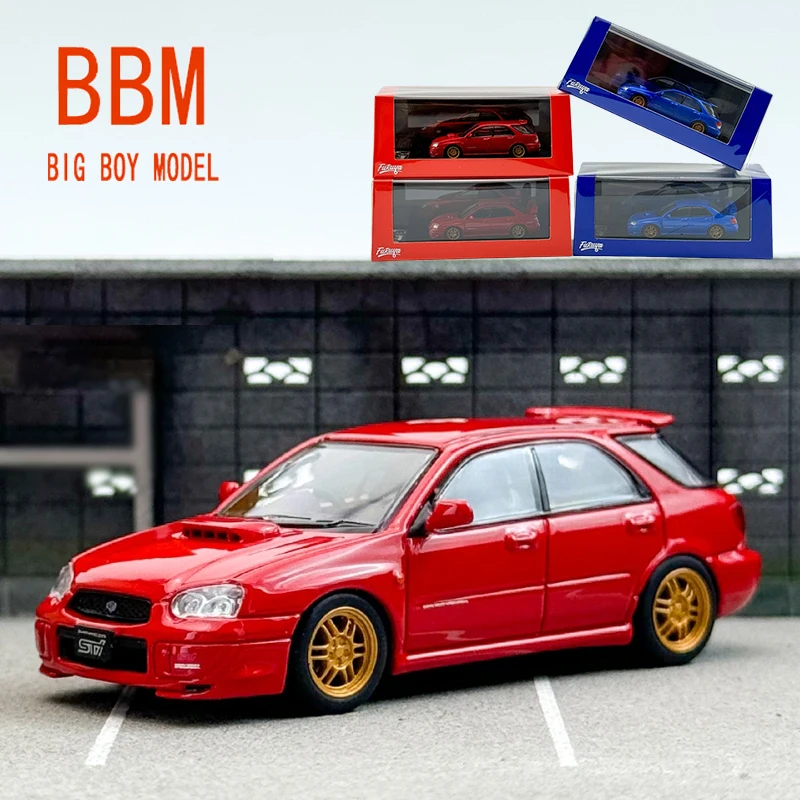 Diecast 1/64 Scale Subaru Impreza WRX STI Station Wagon Model simulácia zliatiny zliatiny Model automobil Zhromažďovanie ornamentovej hračky pre deti