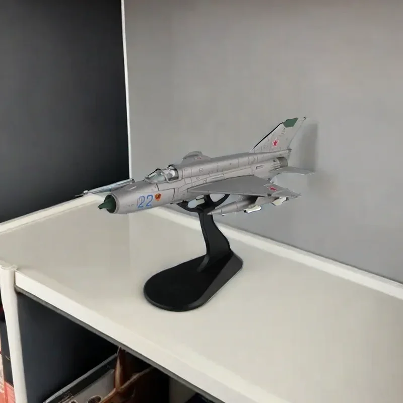 Diecast 1:72 Sovietsky letectvo MIG-21SMT Fighter 1980 HOTBOLNÉ SIMULÁCIA MODEL