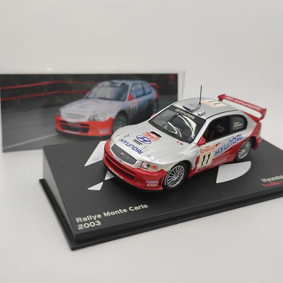 Diecast Ixo 1:43 Scale Hyundai Accent WRC 2003 RALLE CAR CARLE CONGETIBLE