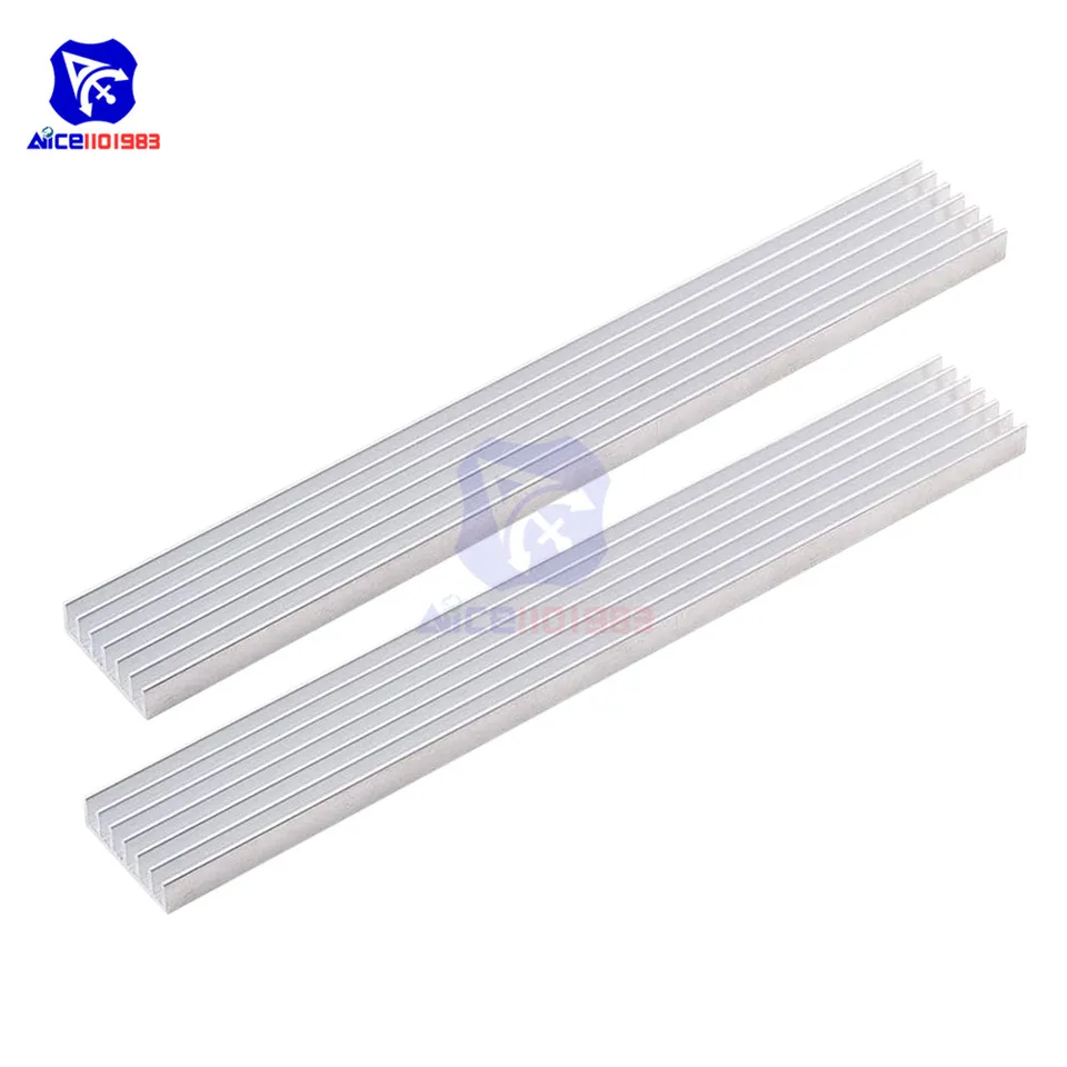 DIEMORE 2KS/LOT 150x20x6mm Hliníkový chladiaci chladič chladiča pre relé CPU IC Pamäť VGA Northbridge Southbridge CMOS relé CMOS