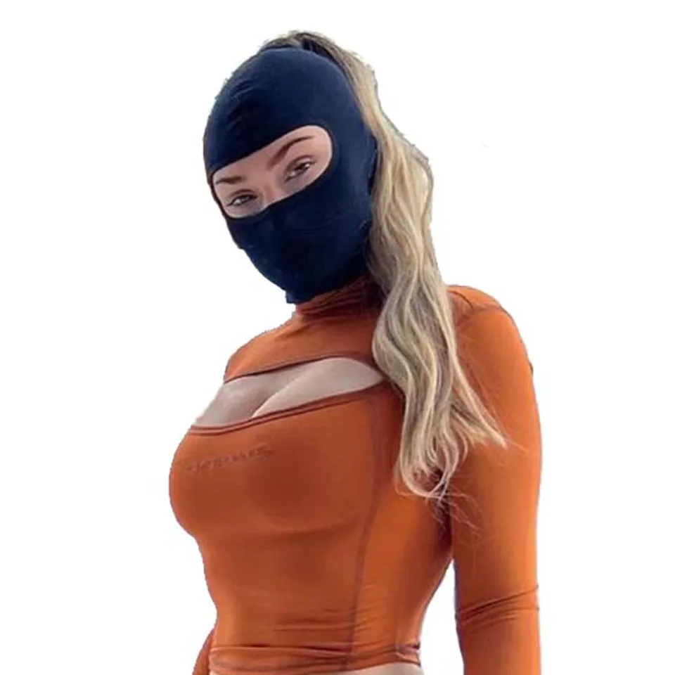 Diera Balaclava tvárová maska ​​letný chladiaci krk gaiter UV chránený motocykel s prilbou lyžiarsky šál