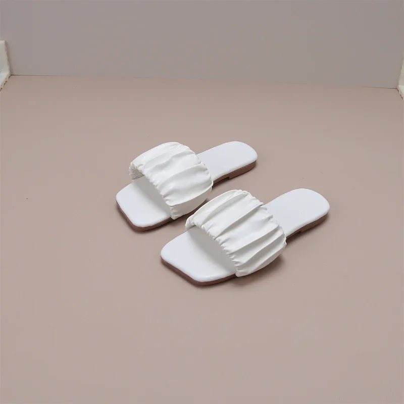 Dievčatá letné domáce papuče módne dizajnérsky štýl Open-Toe Plippers