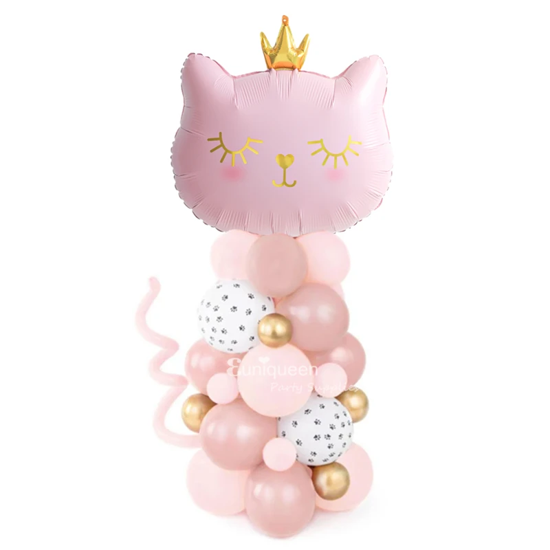 Dievčatá Pink Cat Balloon Center