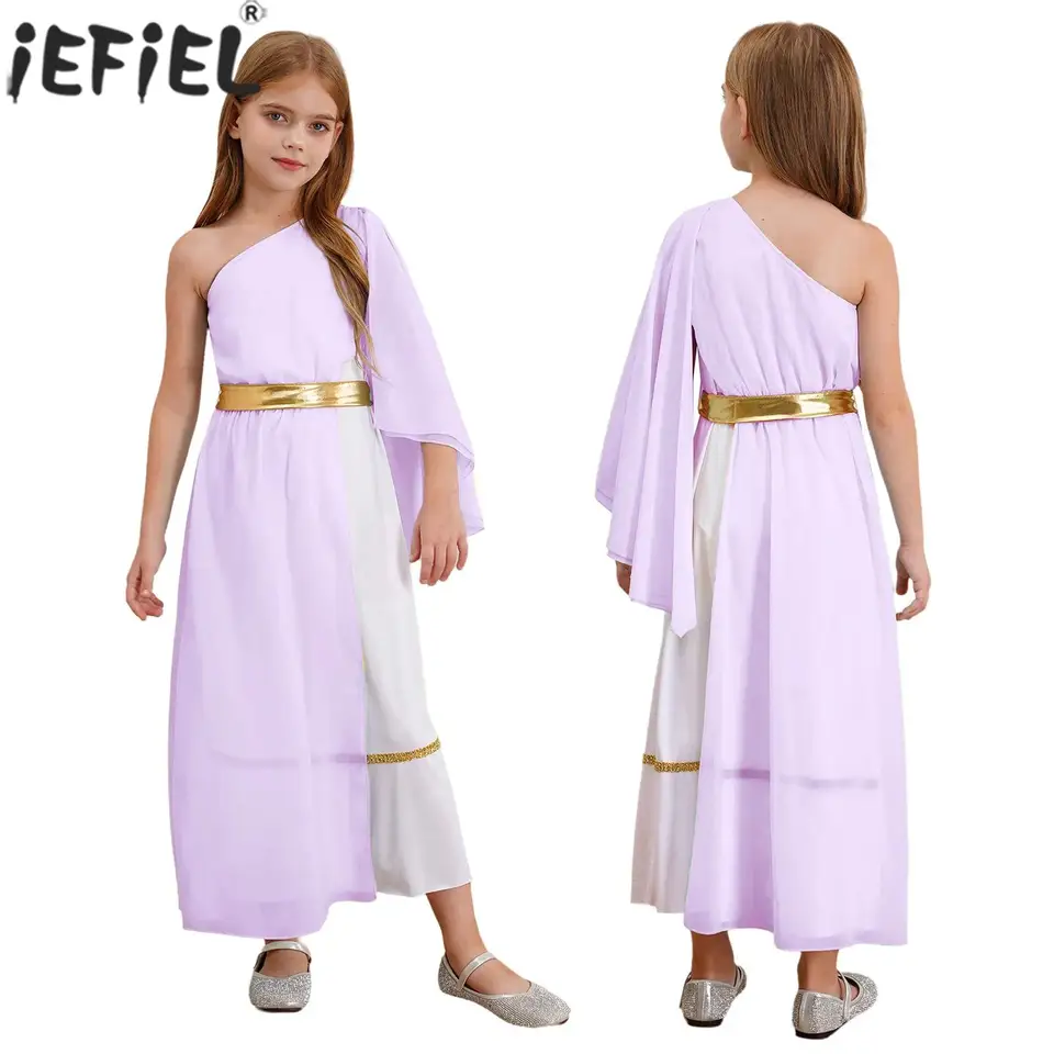 Dievčatá starogrécka rímska toga toca Athena Goddness kráľovná princezná Cosplay kostým kostým kostým zboru bohoslužby pre halloween karneval