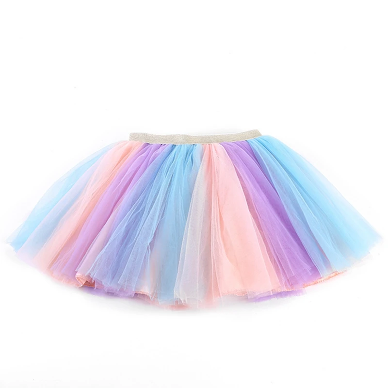 Dievčatá sukne detský balet tanec dúha tutu Toddler Star Glitter Tlačené plesové šaty oblečenie detské sukne detské oblečenie