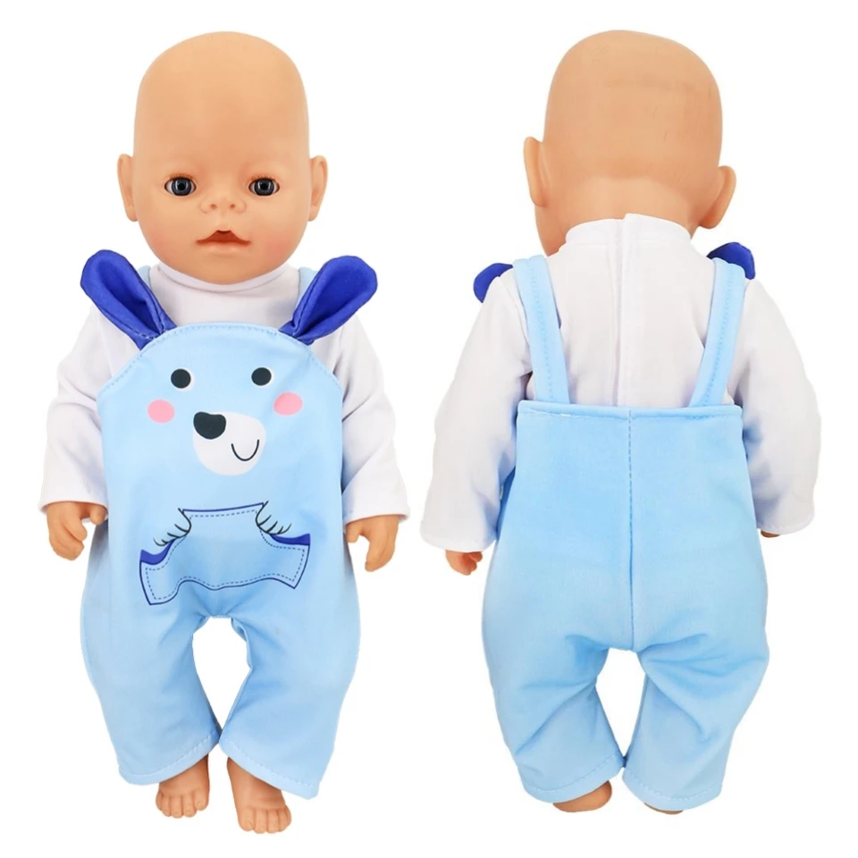 Dieťa novonarodené oblečenie Fit 17 palcov 43 cm bábik