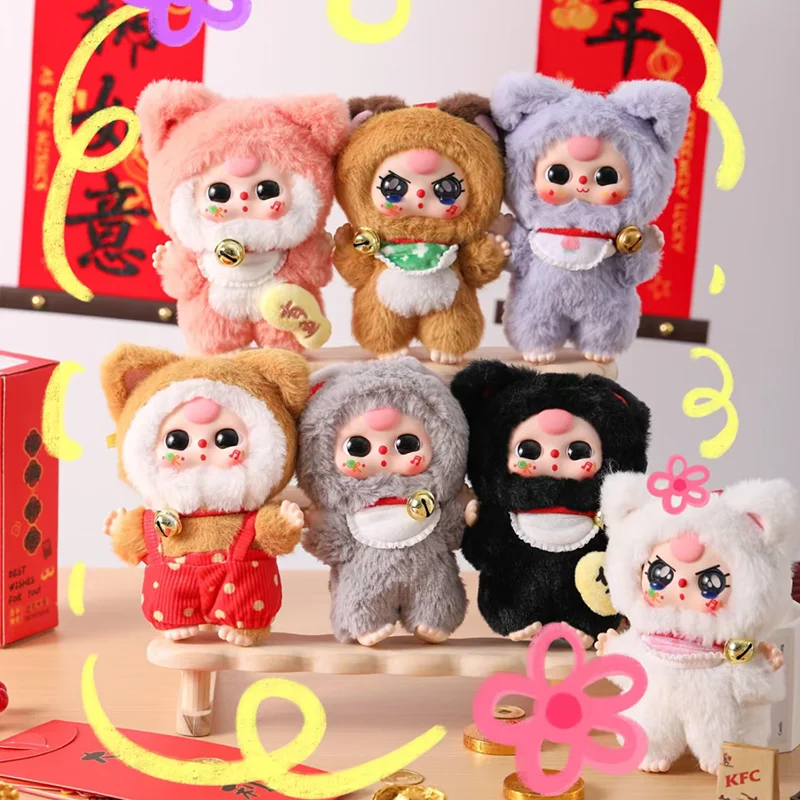 Dieťa tri miliardáre Lucky Cat Series Blind Box Hračky Mystery Box Caixa Misteriosa plyšová bábika Hračka na bábiky pre dievčatá pre dievčatá darček