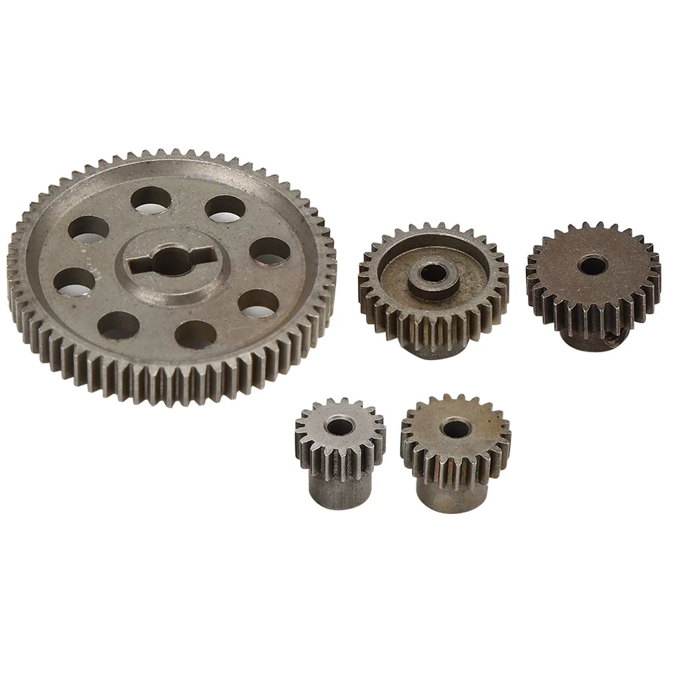 Diferenciálne hlavné kovové čelné zariadenie 64t 17t 21t 26t 29t Motor Gear RC Part pre HSP Brontosaurus 1/10 Truck 94111 RC Hračka