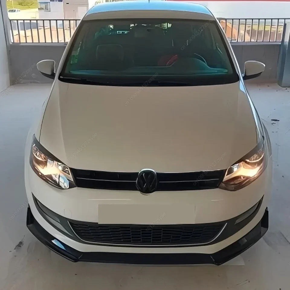 Difúzor spoilera predného nárazníka pre pery pre VW Polo MK5 6R TSI TDI Standard 2009-2017 a MK6 GTI MPI TSI TGI 2017-2021 BodyKits