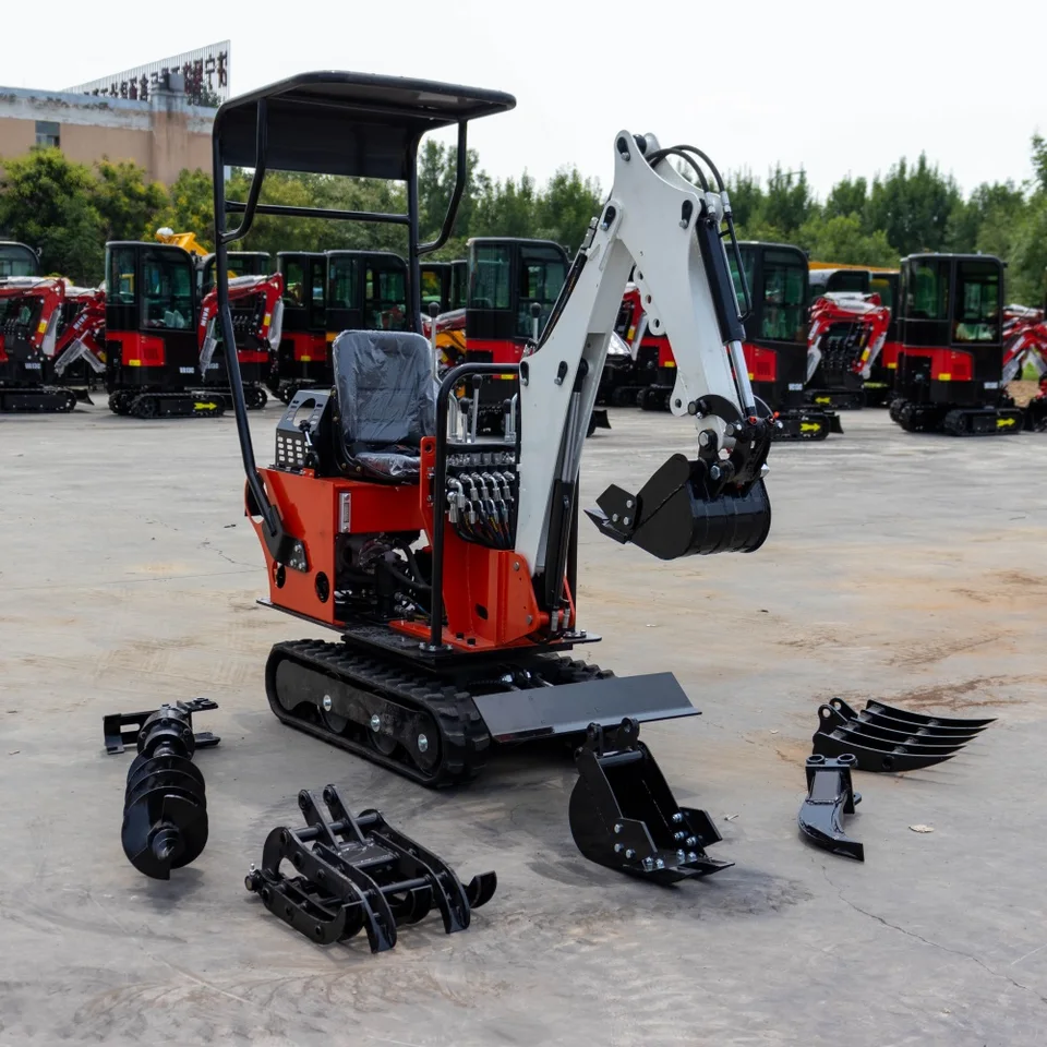 Digger s malým crawlerom Hightop Hightop Mini Excavator Accessories