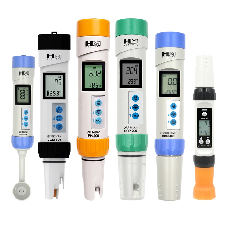 Digital ORP PH TDS Meter Tester Nepremokavý s automatickým kalibráciou prenosný tester HM COM-80/100/200/300/360