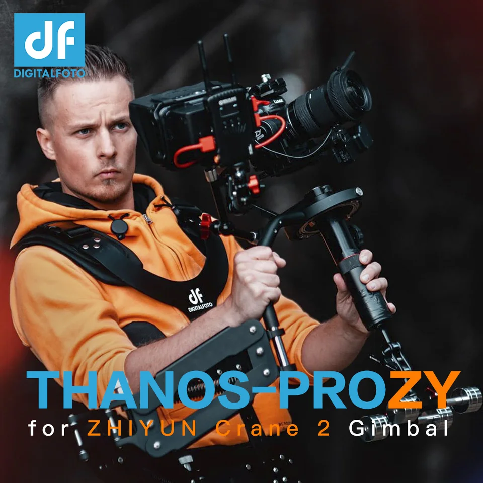 Digitalfoto Thanos Pro Stabilizer Gimbal Vest System s osou osi pružinové rameno pre Dji Ronin S Zhiyun Crane 2 Moza Air 2