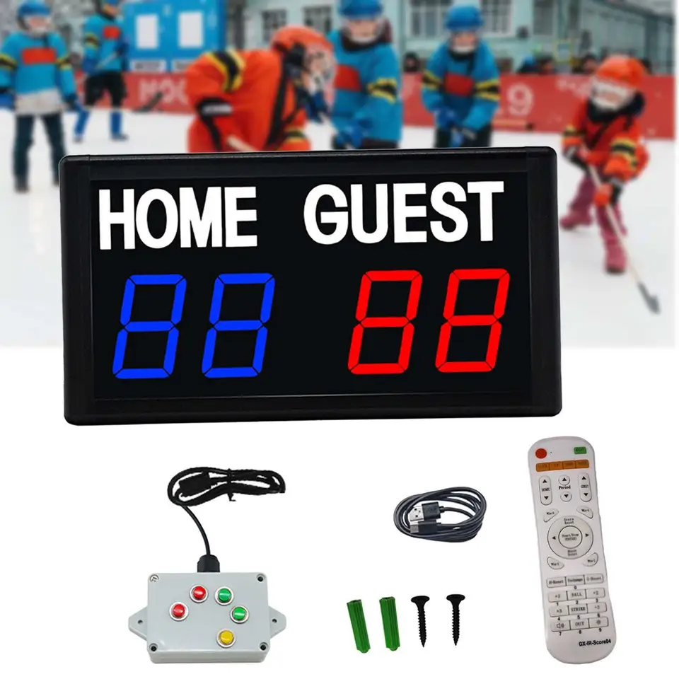 Digitálna hodnotiaca tabuľka bodovanie prenosných elektronických výsledkových tabuliek stolové skóre skóre pre tenis baseball outdoor basketbalový futbal