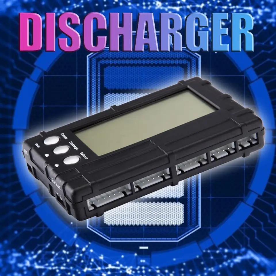 Digitálna kontrola kapacity batérie RC 2-6S SERVO LIPO LI-FE NIMH BATTERICKÝ TESTER