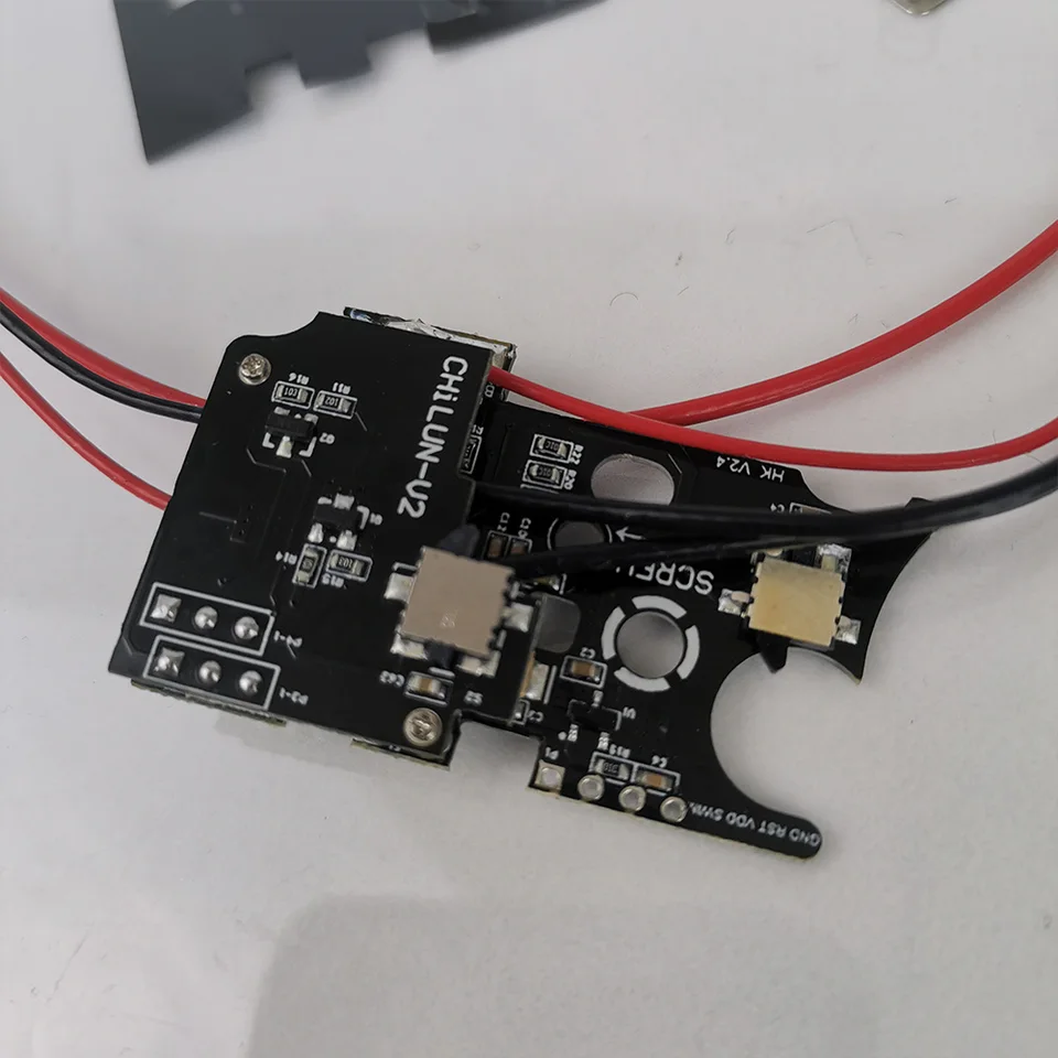 Digitálna preprava Digital Airsoft MOSFET Elektronická jednotka Triger pre prevodovku V2 AEG s alarmom s nízkym napätím