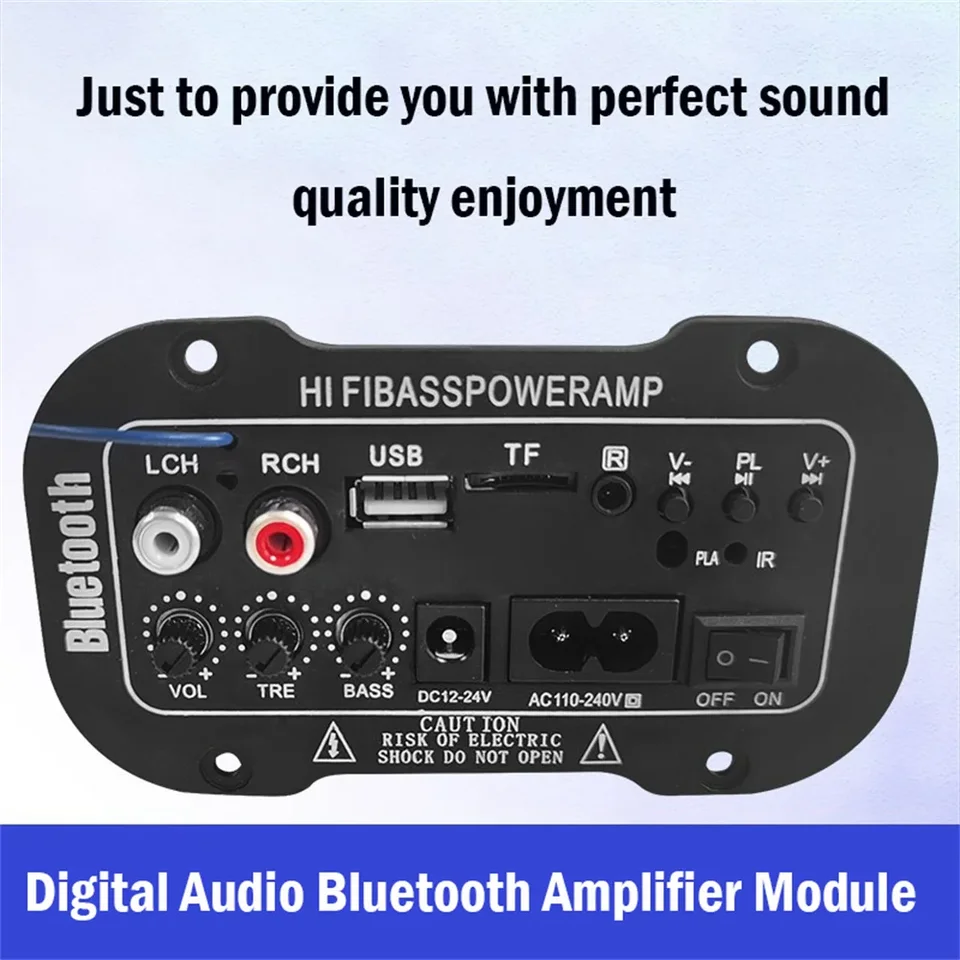DIGITÁLNE Zosilňovač DECODER doska 25W Bluetooth Audio zosilňovač DIY USB FM Radio TF Player Subwoofer 110V 220V