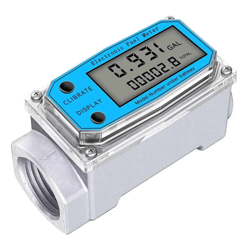 Digitálny displej Digitálneho prietoku vody v turbíne Digitálny LCD displej s počítadlom NPT a Fnpt Frce Flowsmeter Flowsmeter (1 palec) (1 palec)