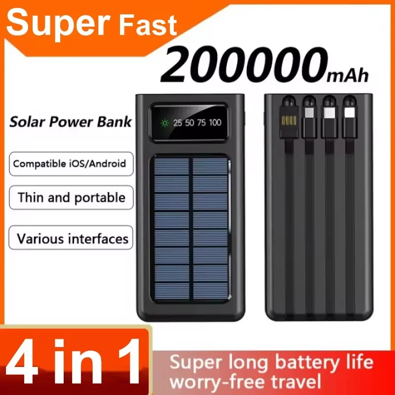 Digitálny displej so solárnou energiou 200000 mah