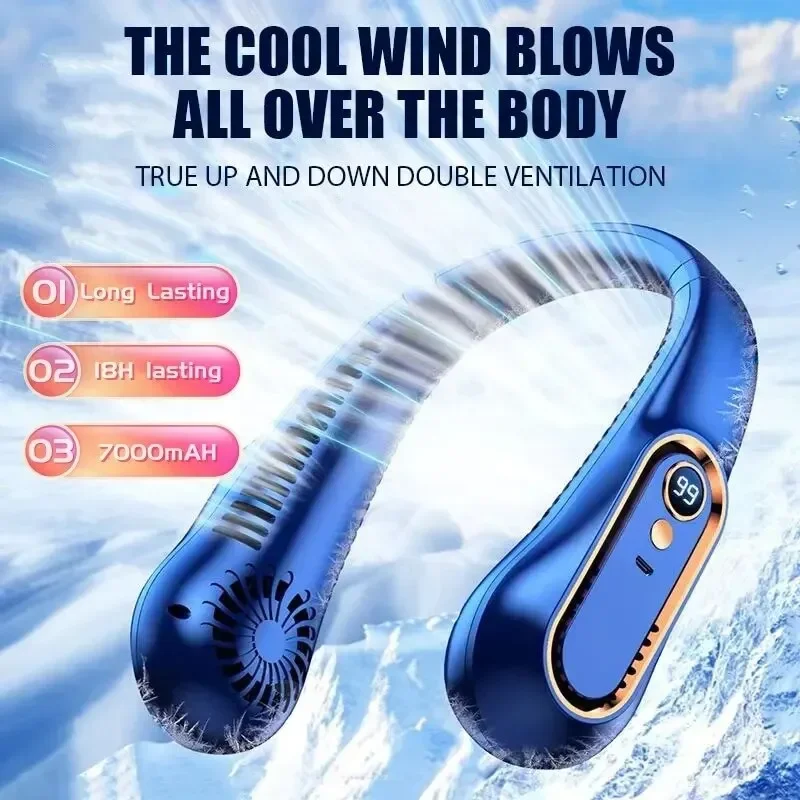 Digitálny displej ventilátora visiaceho krku
