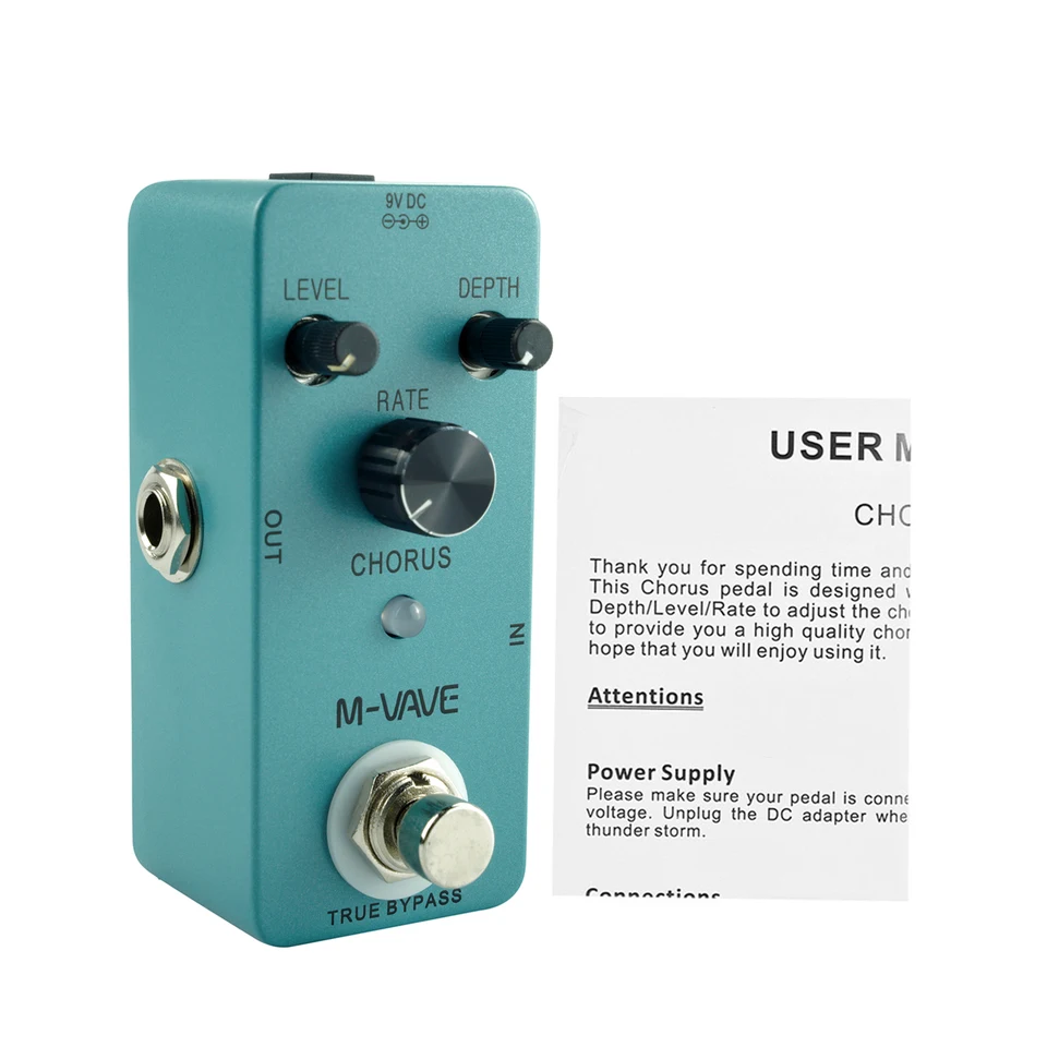 Digitálny gitarový gitarový efekt pedál 9 Typy reverb True Ohasps Full Metal Shell Guitar Pedals Guitar Accessories diely