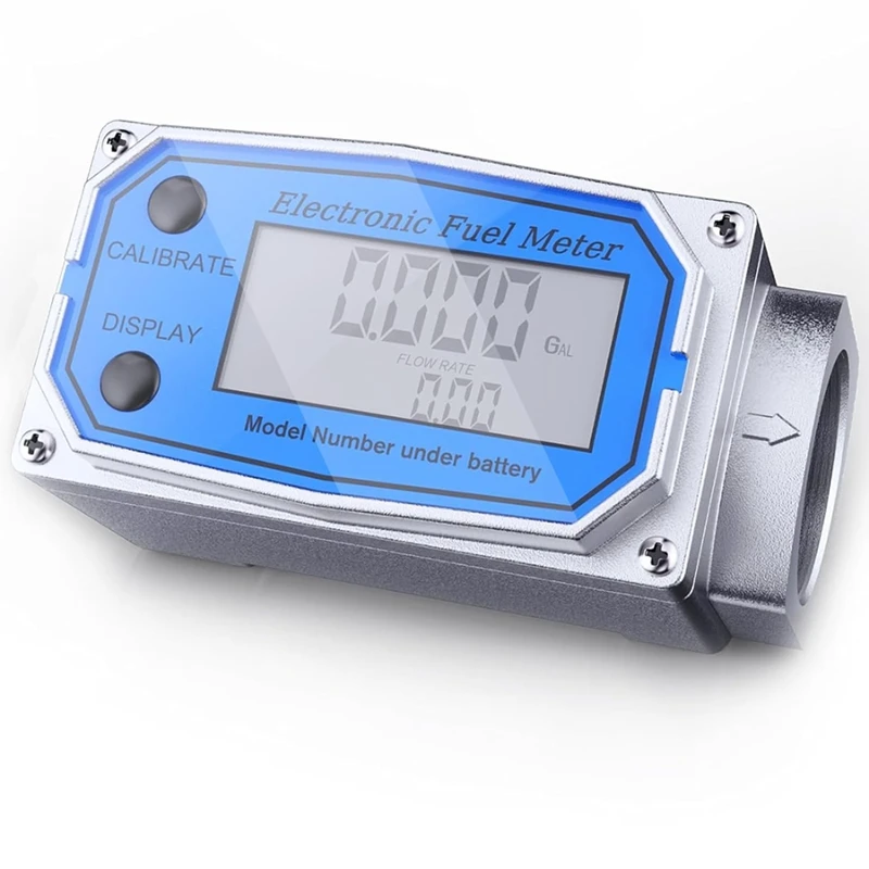 Digitálny LCD displej LCD, vodotesný prietok oleja, medzi Gal, QTS, PTS, PTS, L a M³ jednotiek