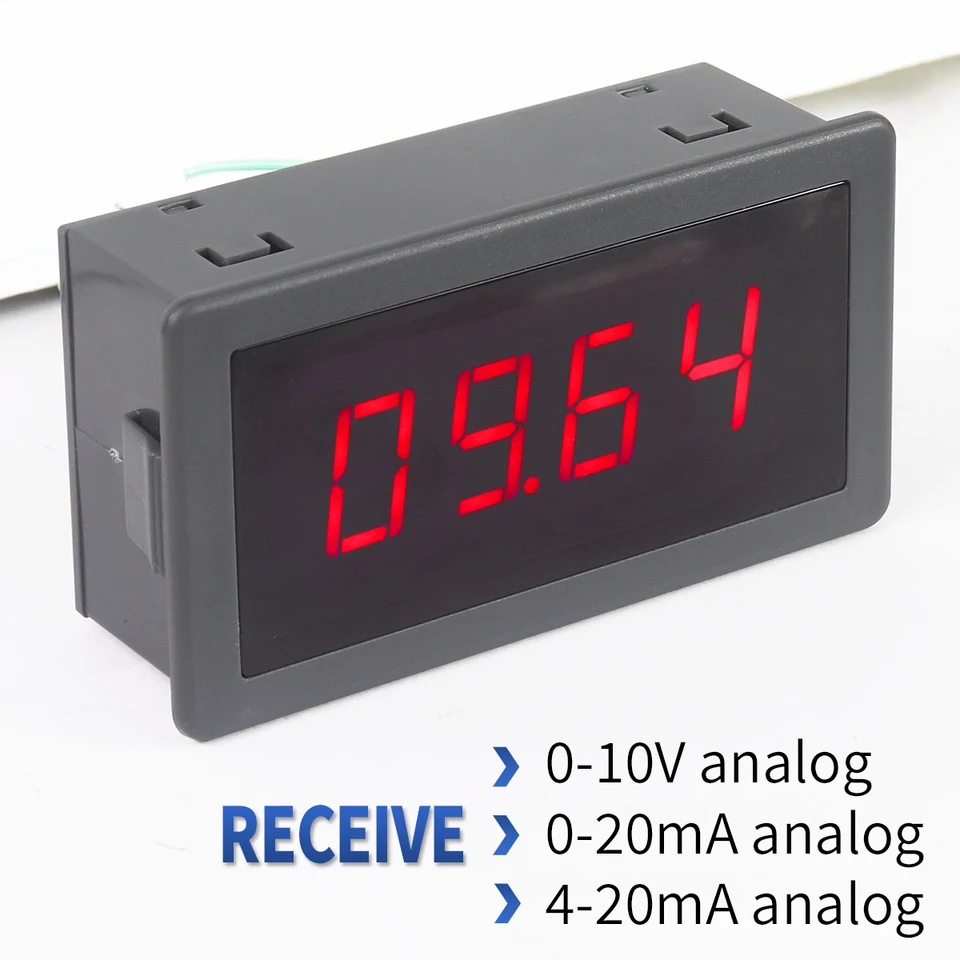 Digitálny LED displej Anglog Vstupný panel meter 0-10V 4-20MA 0-20MA pre senzor