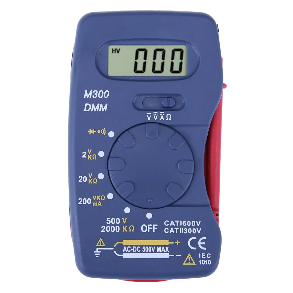 Digitálny multimeter M300 ultra tenký mini vreckový integrovaný multimeter