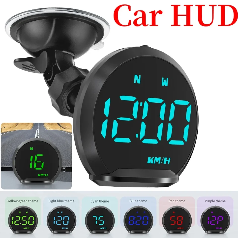 Digitálny rýchlomer automobilu HD LCD inteligentný rýchlomer s vysokým obsahom precíznej rýchlosti GPS Rýchlostný detektor