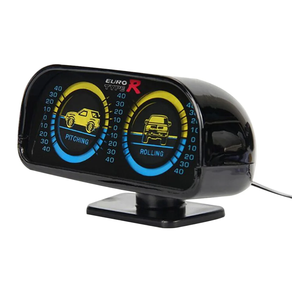 Digitálny rýchlostný sklon automobilu sklon uhla sklapu so zeleným podsvietením automobilu LED inklinometer mimo cesty 4x4 Príslušenstvo
