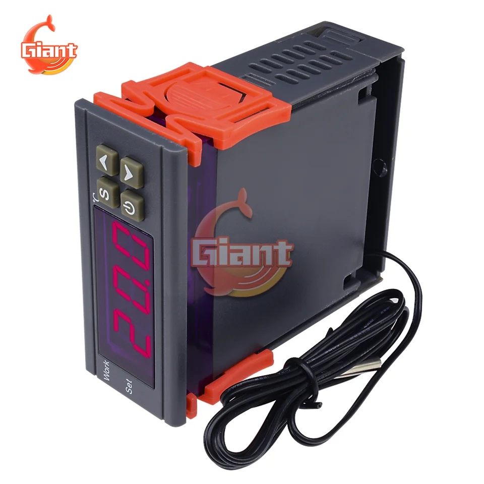 Digitálny termostat MH1210W AC 110-220V DC 9-72V 10A teplota regulátora prepínača Temroregulátor Thermoregulátor pre inkubátor