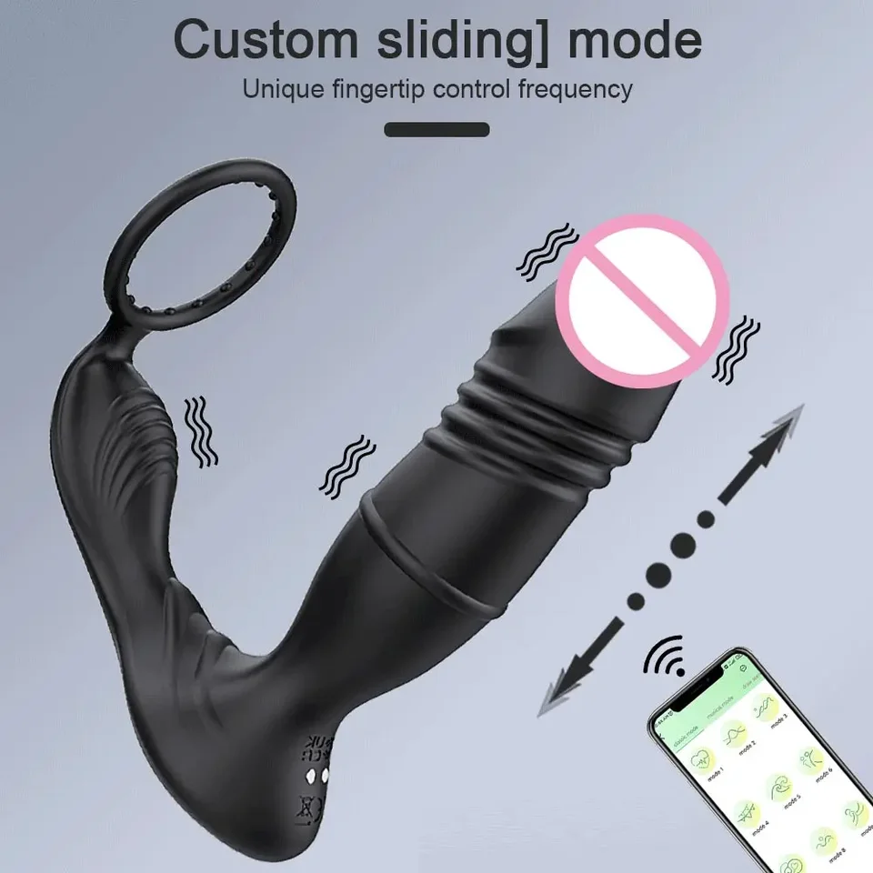 Dilatátor cudnosť klietky Hands-free Pánskeho tovaru Hip zadok Nástroj na relaxačný klitoris penis vibrátor kruhový kruh Ženy stimulácia