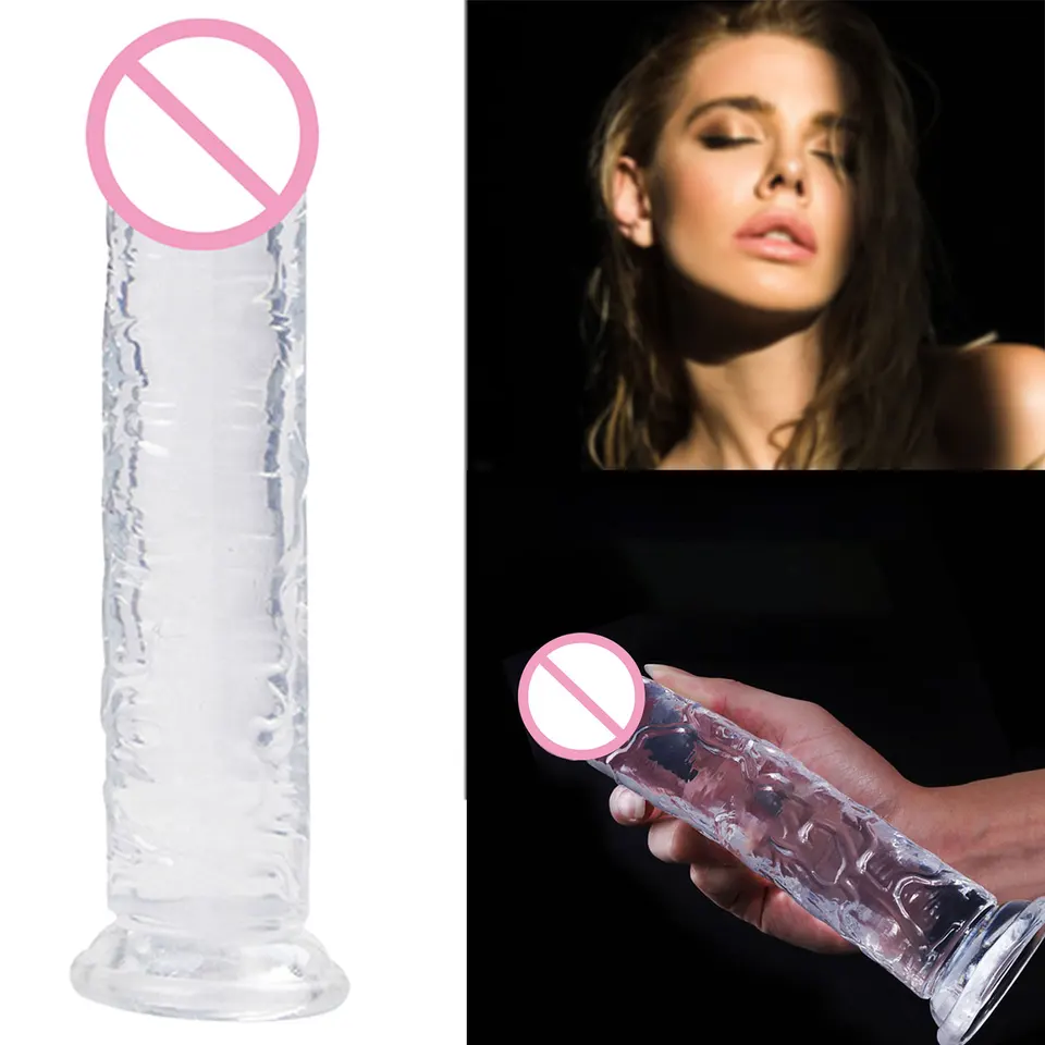 Dildos želé dildo 7 veľkosti priehľadné dildos mäkké zadky plug malé penis análne sexuálne hračky ženské masturbator muž gay penis