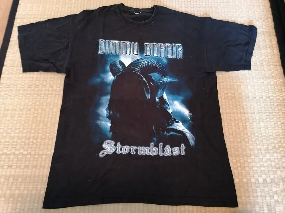 Dimmu Borgir Stormblast TS 2005 pre fanúšikov čiernej celej veľkosti tričko AC1088