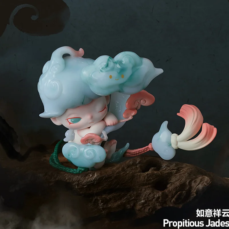 Dimoo Stories in the Cup Series akčné figúrky hračky roztomilé Dimoo Dolls Zhromažditeľné hračky Darček dekor figuríny Kawaii Model Model narodeniny
