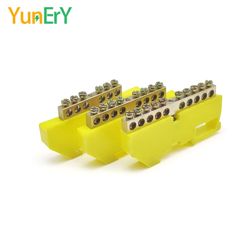 DIN Rail Terminal Block 6*9 mm neutrálny terminál blok 6/10/12/14/16