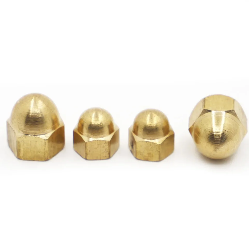 DIN1587 COPPER CAP HEX HEX Nuts Dekoratívne kupolové kryt